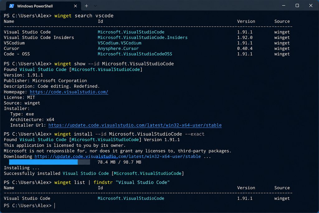 How to Use WinGet to Install, Update, Remove, and Manage Windows Applications
