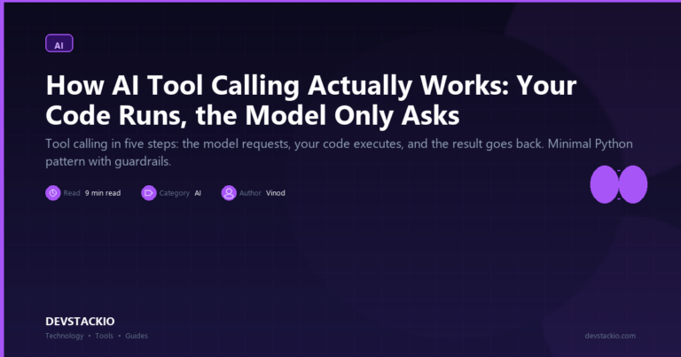 How AI Tool Calling Actually Works: Your Code Runs, the Model Only Asks