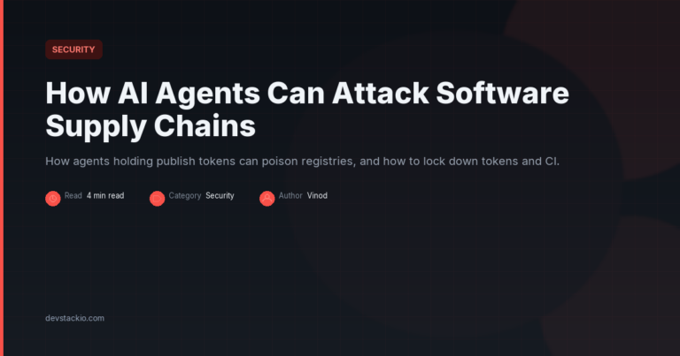 How AI Agents Can Attack Software Supply Chains